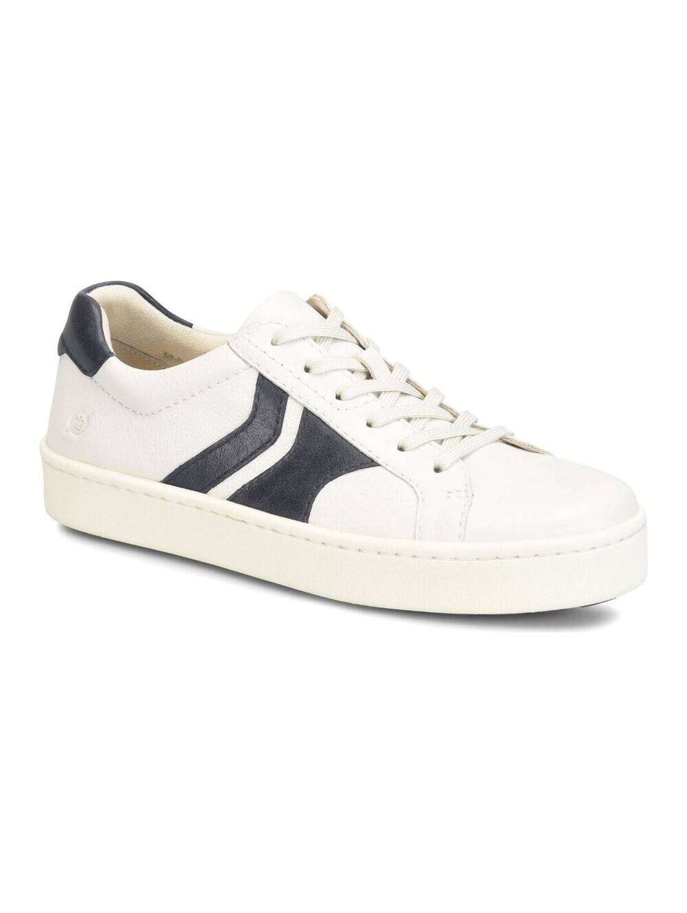 NWOB Born Men's Low Top Leather Sneaker Size 8 Blue Bone #754